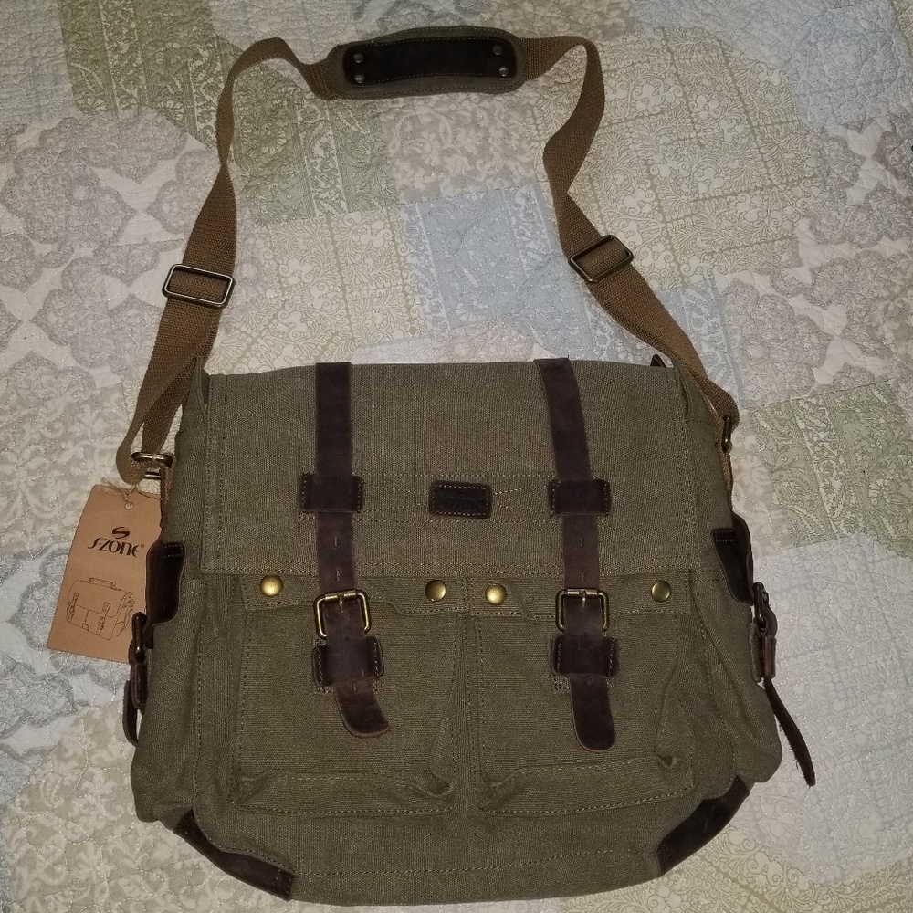 NWT S-ZONE Camera Bag DSLR SLR Messenger Bag